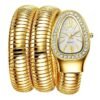 BVLGARI Snake Watch-White Dial Gold Chain anti-tarnish jewellery from Glossy.pk, Lahore