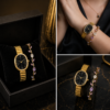 Naidu Watch & Tulip Combo — Black Dial product photo 2 | Glossy.pk Pakistan