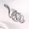 Chunky Snake Ring — Silver Tone (Stainless Steel) — jewellery from Glossy.pk, Pakistan