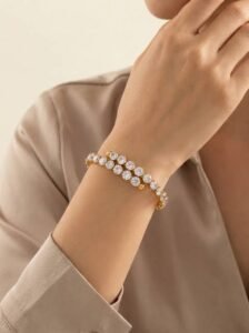 Gold-Plated Handcuff Bracelet (Standard Size) product photo 4 | Glossy.pk Pakistan