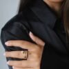 3-Layer Safety Pin Ring — Stainless Steel product photo 3 | Glossy.pk Pakistan