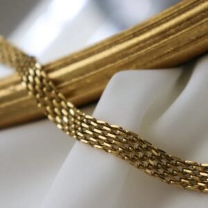 Gold Mesh Bracelet — Stainless Steel product photo 4 | Glossy.pk Pakistan