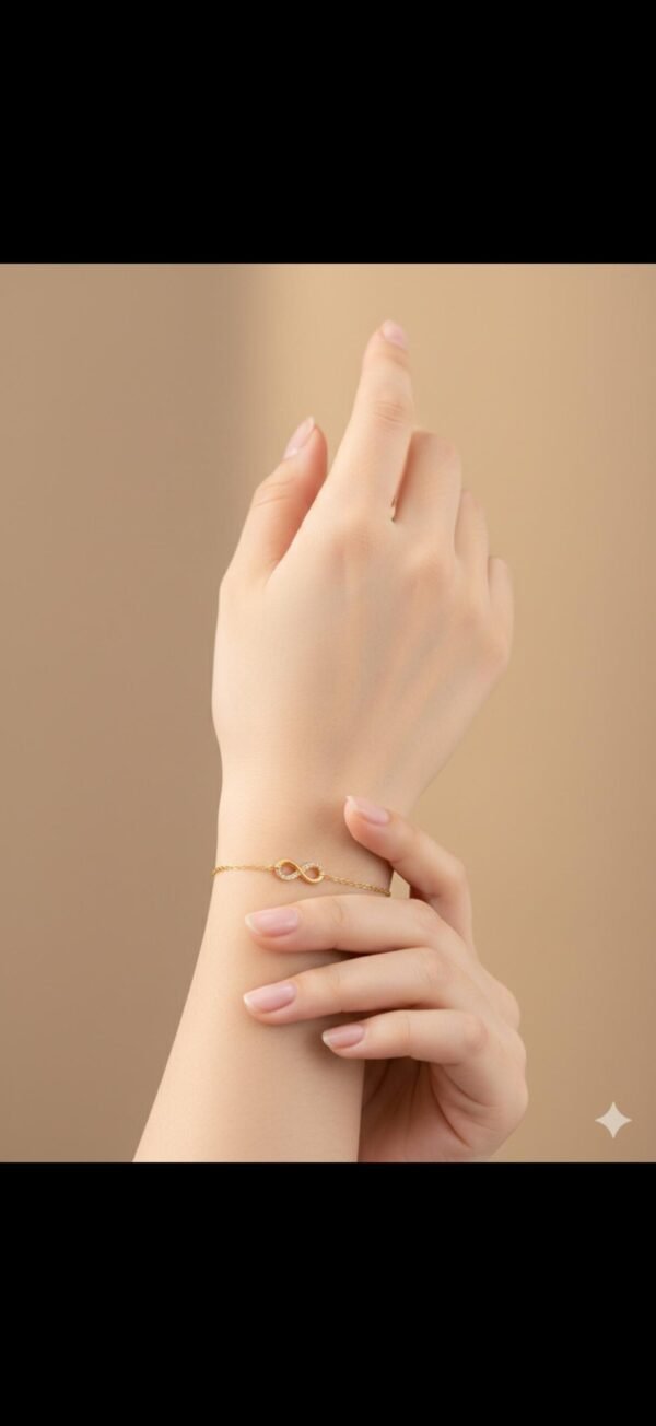 Trendy INFINITY Set anti-tarnish jewellery from Glossy.pk, Lahore