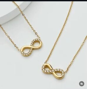 Trendy Infinity Jewellery Set — Bracelet & Earrings Combo product photo 3 | Glossy.pk Pakistan