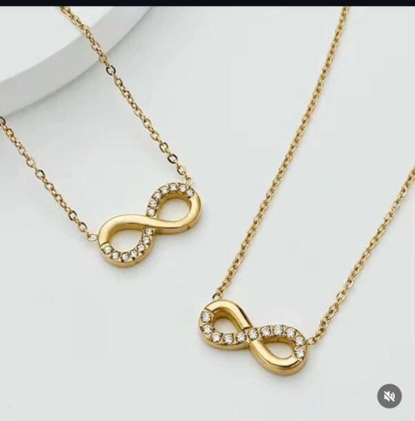 Trendy Infinity Jewellery Set — Bracelet & Earrings Combo product photo 3 | Glossy.pk Pakistan