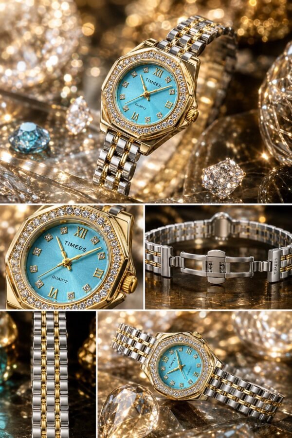 Ladies Gemstones Watch anti-tarnish jewellery from Glossy.pk, Lahore