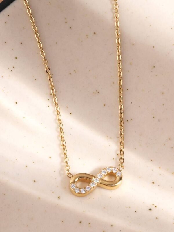 Trendy Infinity Jewellery Set — Bracelet & Earrings Combo product photo 2 | Glossy.pk Pakistan