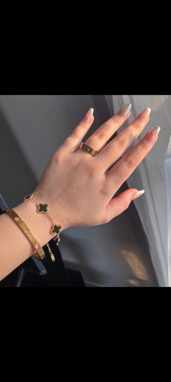 3-piece Bracelet Set — Cartier & Clover-style product photo 2 | Glossy.pk Pakistan