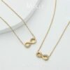 Trendy Infinity Jewellery Set — Bracelet & Earrings Combo product photo 4 | Glossy.pk Pakistan