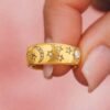 Waterproof Stainless Steel Rhinestone Ring product photo 2 | Glossy.pk Pakistan