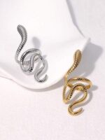Trendy Chunky snake 🐍 Gold Ring - Image 3