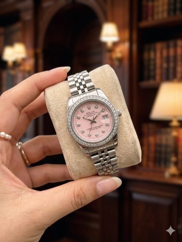 ROLEX Ladies Watch-DATE WORKING anti-tarnish jewellery from Glossy.pk, Lahore