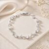 Tulip Bracelet — Gold-Plated Crystal Detail product photo 2 | Glossy.pk Pakistan