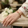 2-Tone Tulip Crystal Bracelet - Gold-Plated product photo 2 | Glossy.pk Pakistan
