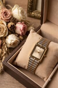 Swing Star Vintage Bangle Watch - Silver & Gold — jewellery from Glossy.pk, Pakistan