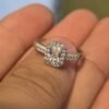 Chunky ZIRCON Square Stone RING anti-tarnish jewellery from Glossy.pk, Lahore