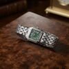 Silver-Gold Square Watch — Green Dial product photo 4 | Glossy.pk Pakistan