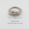 Chunky Zircon  Snake Stone Ring anti-tarnish jewellery from Glossy.pk, Lahore