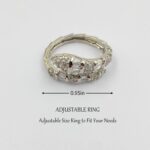Chunky Zircon  Snake Stone Ring - Image 2