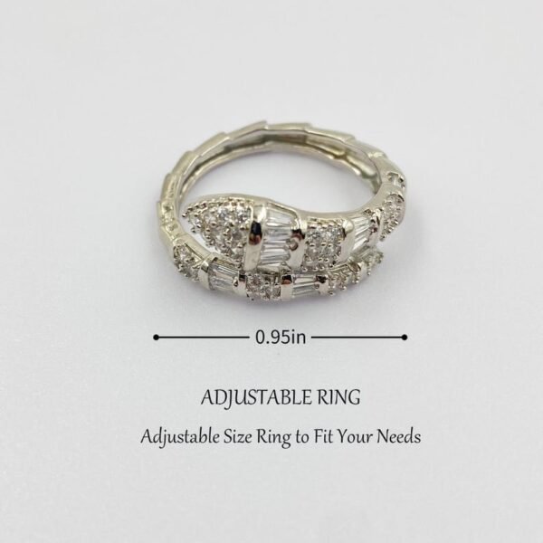 Chunky Zircon  Snake Stone Ring anti-tarnish jewellery from Glossy.pk, Lahore