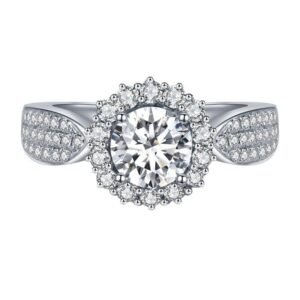 Chunky Micro Stone Ring — Stainless Steel