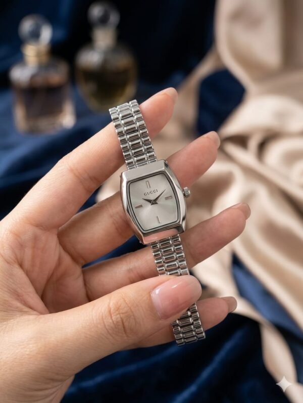 Gucci Classical Square Dial anti-tarnish jewellery from Glossy.pk, Lahore