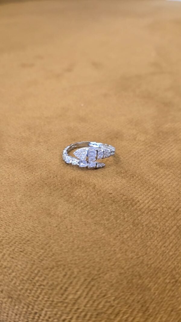Chunky Zircon  Snake Stone Ring anti-tarnish jewellery from Glossy.pk, Lahore
