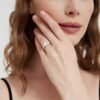 Chunky ZIRCON Square Stone Ring anti-tarnish jewellery from Glossy.pk, Lahore
