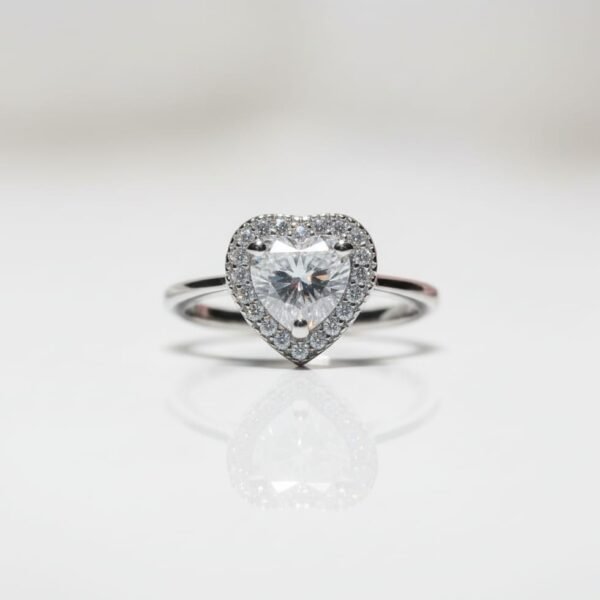 Beauty ZIRCON Heart Stone Ring anti-tarnish jewellery from Glossy.pk, Lahore