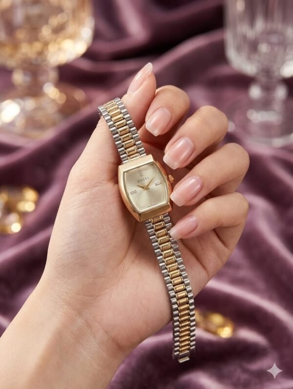 Gucci Classical Square Dial anti-tarnish jewellery from Glossy.pk, Lahore