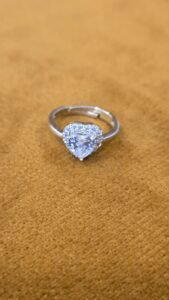 Heart Stone Ring — Stainless Steel product photo 3 | Glossy.pk Pakistan