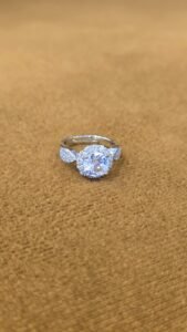 Chunky Micro Stone Ring — Stainless Steel product photo 3 | Glossy.pk Pakistan