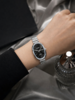 Naidu Silver Charm Women Watch- Black Dial - Image 2