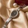 CARTIER- Trendy Arabic Watch-Silver starp anti-tarnish jewellery from Glossy.pk, Lahore