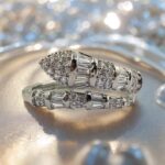 Chunky Zircon  Snake Stone Ring