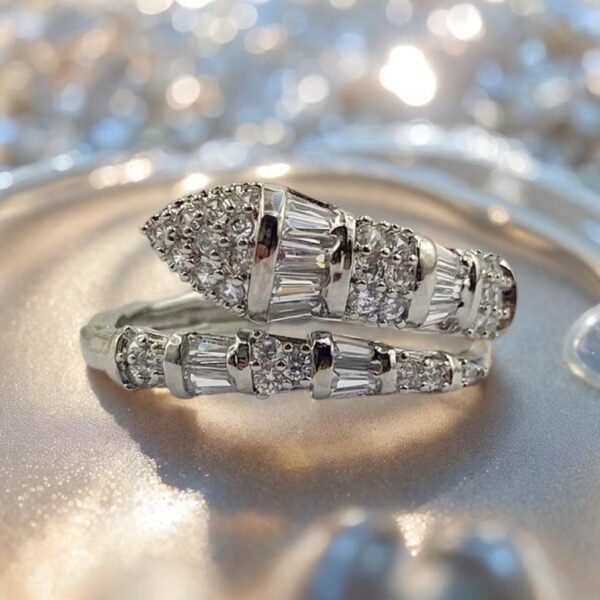Chunky Zircon  Snake Stone Ring anti-tarnish jewellery from Glossy.pk, Lahore