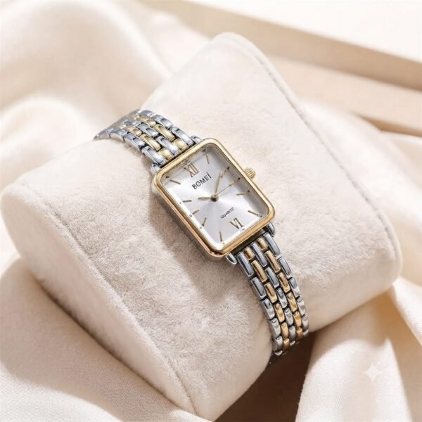 18K White Pearl Diamond Set and Bomei Watch anti-tarnish jewellery from Glossy.pk, Lahore