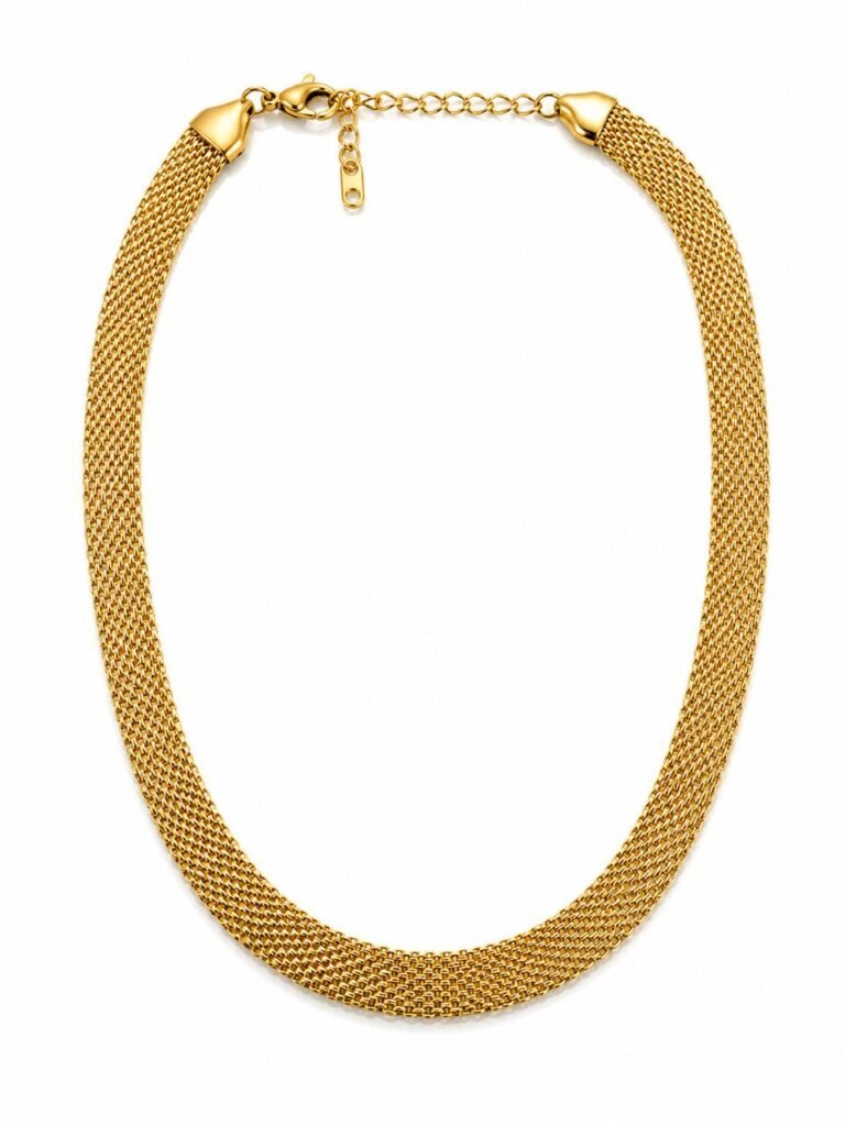 Classic Mesh Pendant Chain (Stainless Steel) — jewellery from Glossy.pk, Pakistan