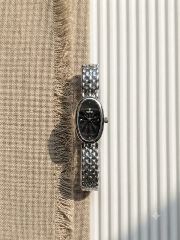 Bold Classical Oval Dial-Silver anti-tarnish jewellery from Glossy.pk, Lahore