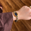 IEKE Classical Gold-Royal Blue anti-tarnish jewellery from Glossy.pk, Lahore