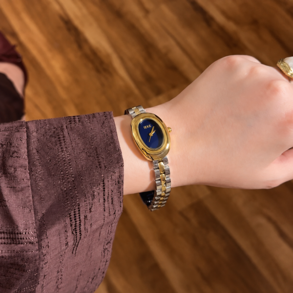 IEKE Classical Gold-Royal Blue anti-tarnish jewellery from Glossy.pk, Lahore