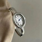 Bomei Bangle Watch-Silver - Image 3