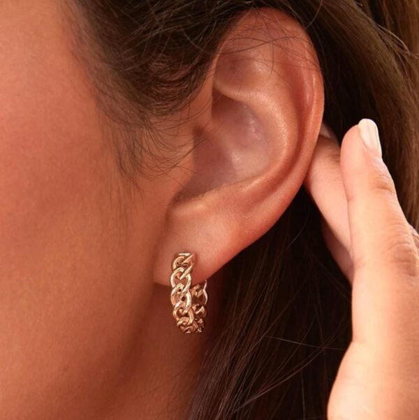 Anti Tarnish Chain Hoops anti-tarnish jewellery from Glossy.pk, Lahore