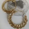 Anti tarnish Elegant Chain Hoops anti-tarnish jewellery from Glossy.pk, Lahore