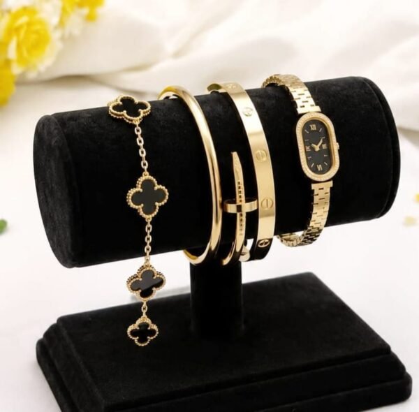 4pc Trendy Clover Hand Stack product photo 3 | Glossy.pk Pakistan