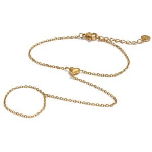 Classic Heart Hand Chain — Style 1 product photo 3 | Glossy.pk Pakistan