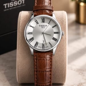 Tissot Men’s Leather Strap Watch