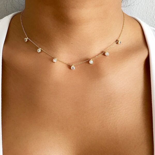 Luxury Charms necklace anti-tarnish jewellery from Glossy.pk, Lahore