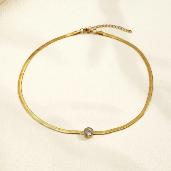 Luxury Zircon Snake Chain anti-tarnish jewellery from Glossy.pk, Lahore