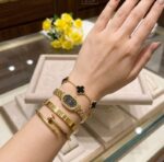 4pc Trendy Clover Hand Stack - Image 3